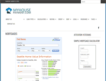 Tablet Screenshot of myhousepayment.com